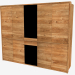 3d model Wardrobe (SE.1088-5.3 255x209x63cm) - preview