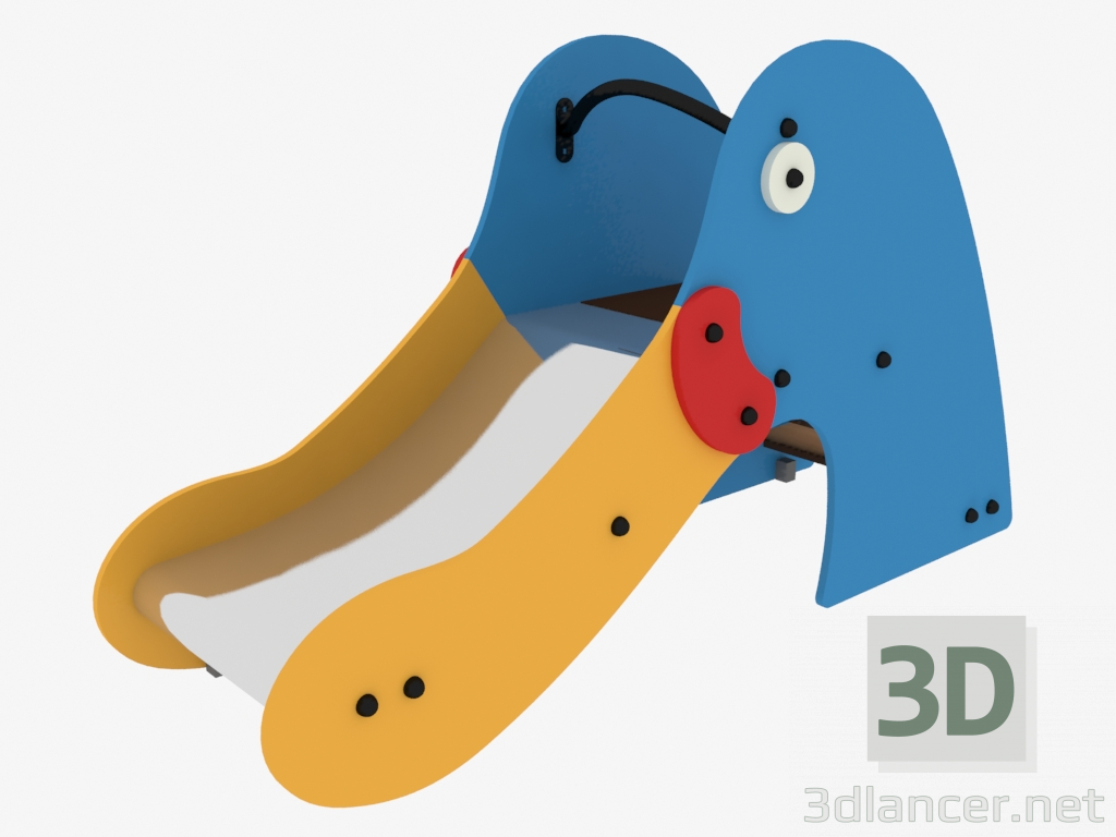 modèle 3D Colline d'une aire de jeux pour enfants Canard (5207) - preview