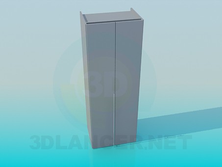 modèle 3D Armoire avec poignée basse - preview