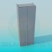 modèle 3D Armoire avec poignée basse - preview