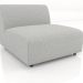 3d model Sofa module 1 seater (XL) 83x100 - preview