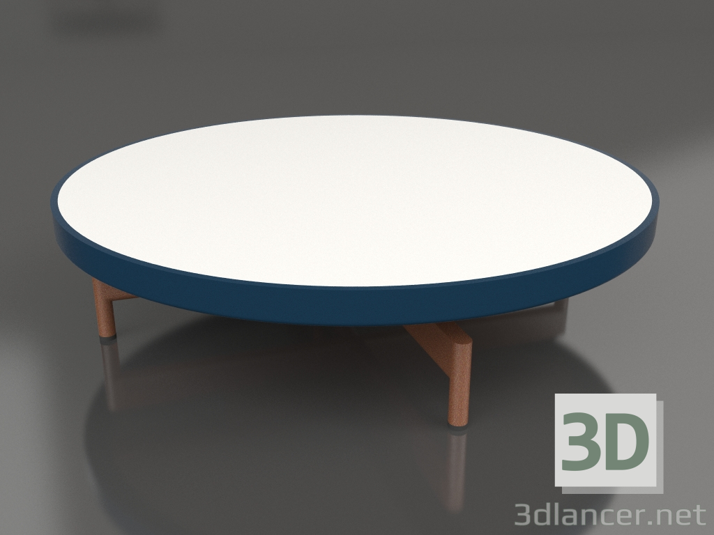 3d модель Стіл журнальний круглий Ø90x22 (Grey blue, DEKTON Zenith) – превью