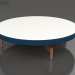 3d model Mesa de centro redonda Ø90x22 (Gris azul, DEKTON Zenith) - vista previa