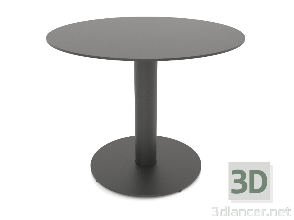 3d model Coffee table MONO round (thick leg, 60x50) - preview