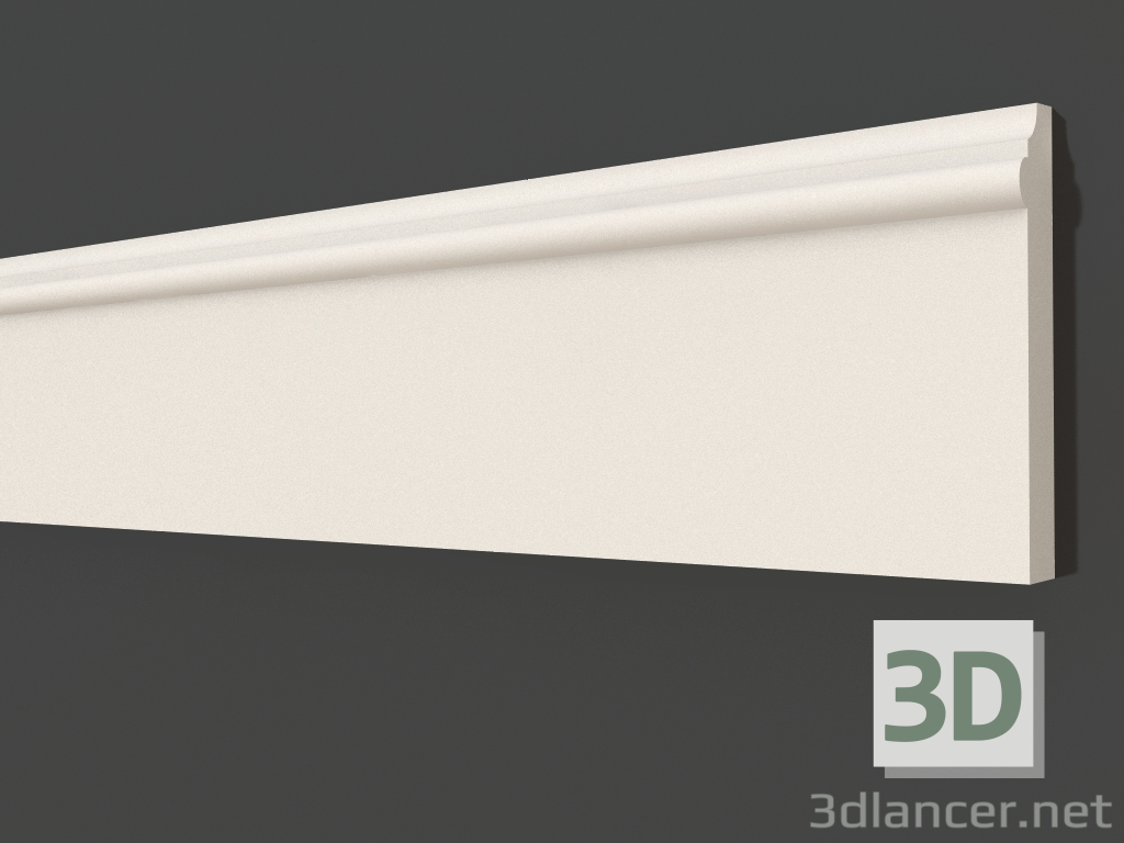 3d model Moldura de yeso LG 066 (100x21) - vista previa