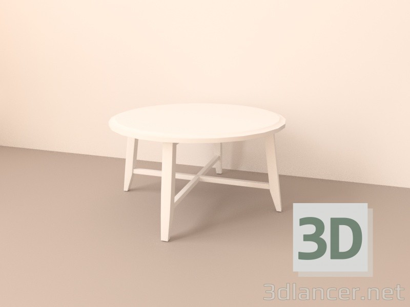 Modelo 3d Tabela IKEA Kragsta - preview