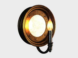 What ROUND wall light SCONCE (SN013-1-ABG)