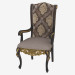 3d model Chair with armrests in classical style ar1509 - preview