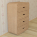 Comod Chest of Drawer 1C por Unto This Last 3D modelo Compro - render