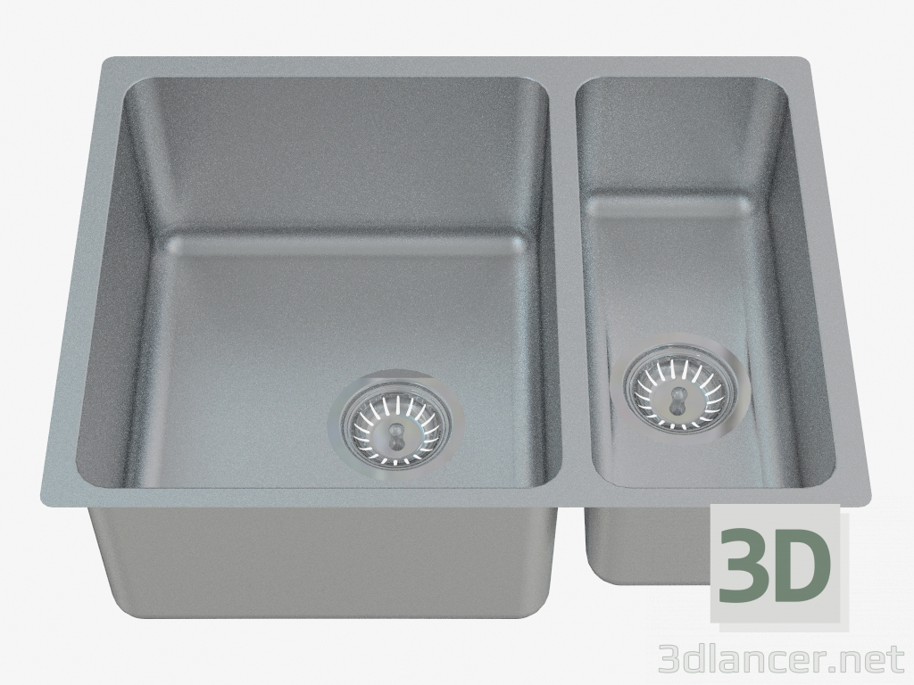 3D Modell Die Kamera ist unter der Tischplatte montiert - Satin Egeria (ZPE 050C) - Vorschau