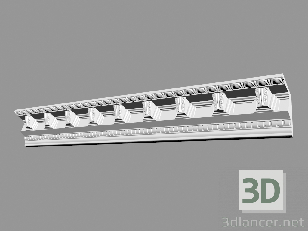 modello 3D Cornicione sagomato (CF5) - anteprima