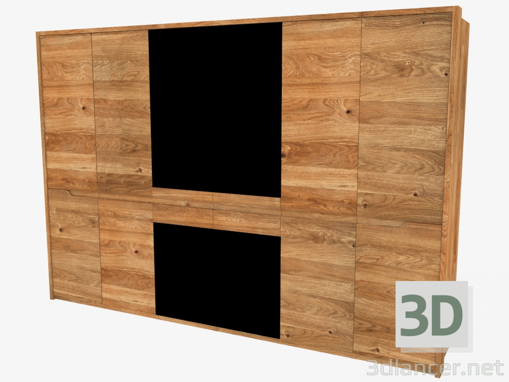 modèle 3D Armoire-penderie (SE.1088-6.3 305x209x63cm) - preview