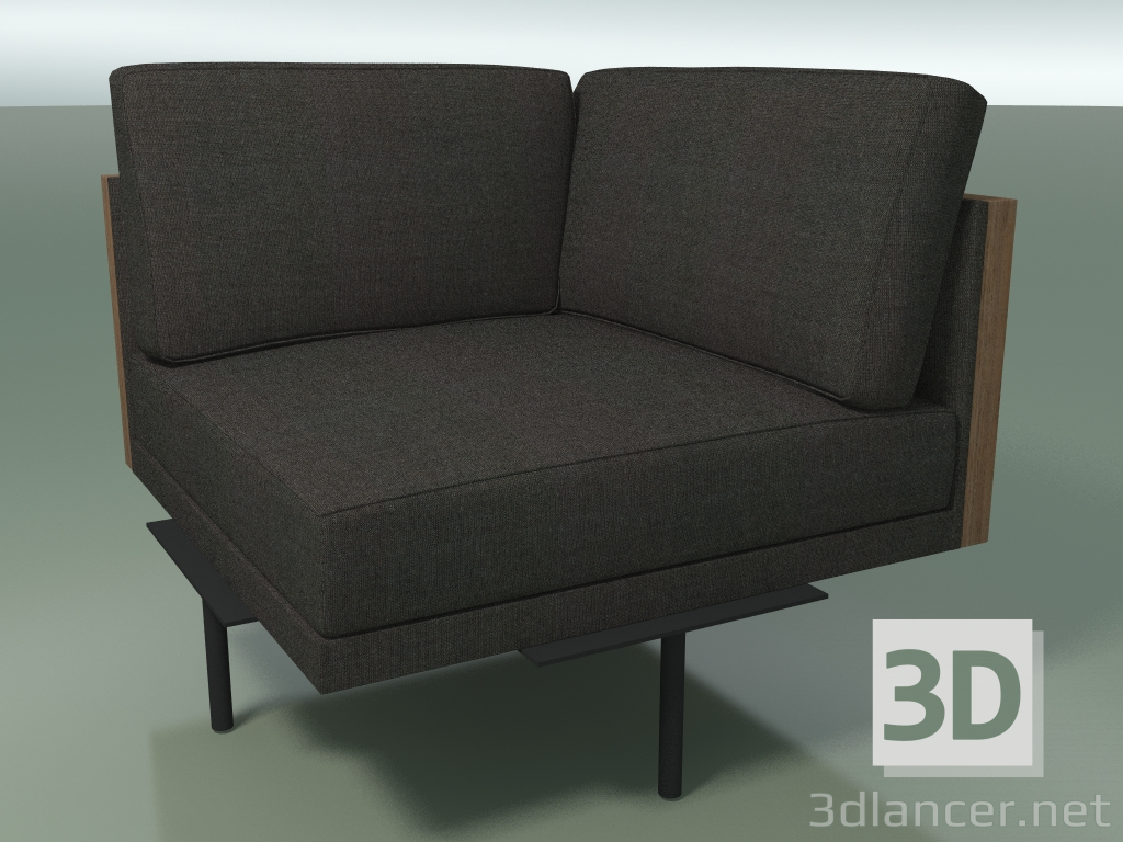 3D modeli Açı Modülü 5253 (90 °, L, Ceviz) - önizleme