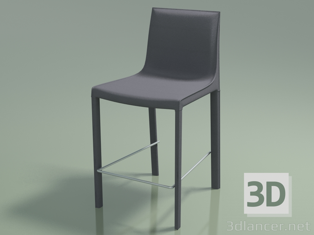 modèle 3D Chaise demi-bar Ashton (110135, gris anthracite) - preview