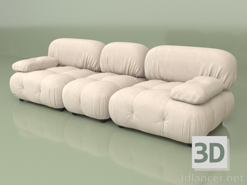 3D Modell Modulares Sofa Ottawa (Set 03) - Vorschau