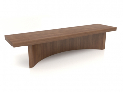 Banc BK (1600x400x350, bois brun clair)