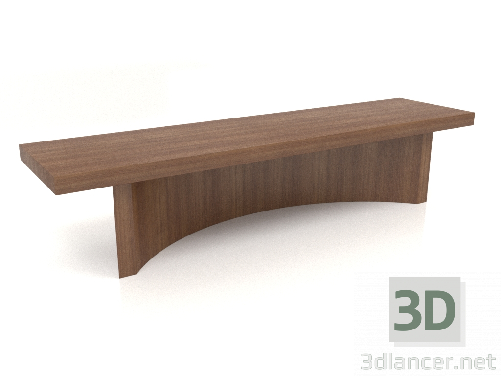 modello 3D Panca BK (1600x400x350, legno marrone chiaro) - anteprima