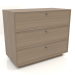 3d model Chest of drawers TM 15 (1001х505х834, wood grey) - preview