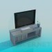 3d model TV stand - preview