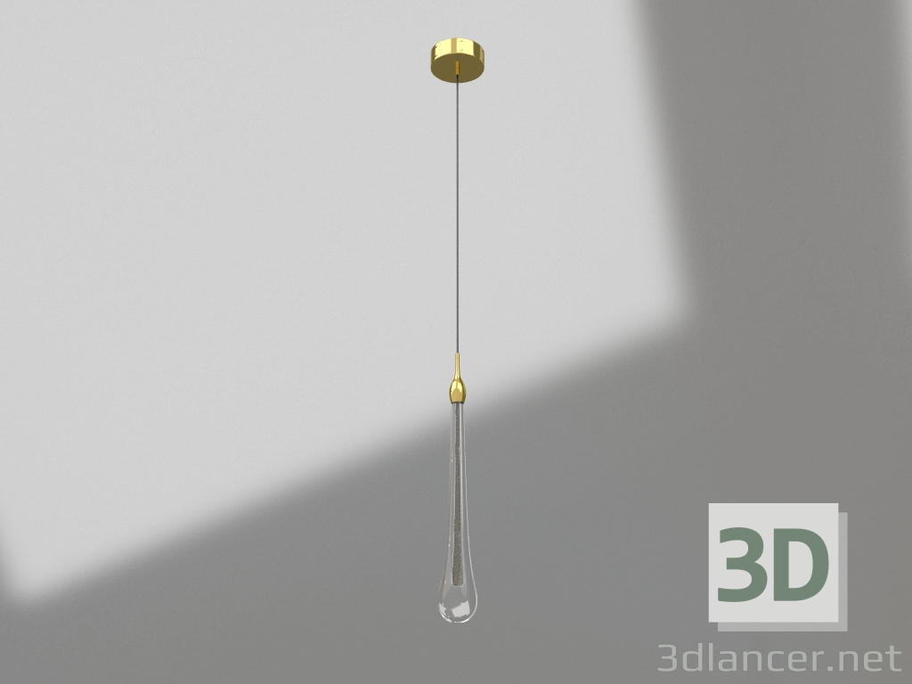 modèle 3D Pendentif Asmer or (07860-1A,33) - preview