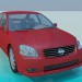 3d model Nissan Altima - vista previa