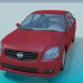3d model Nissan Altima - vista previa