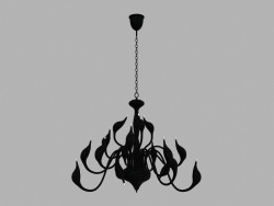 Decorative Chandelier md 8098-18a black cigno