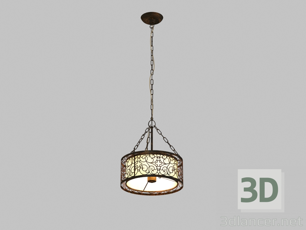 3d model Chandelier Mataram (1374-3P) - preview