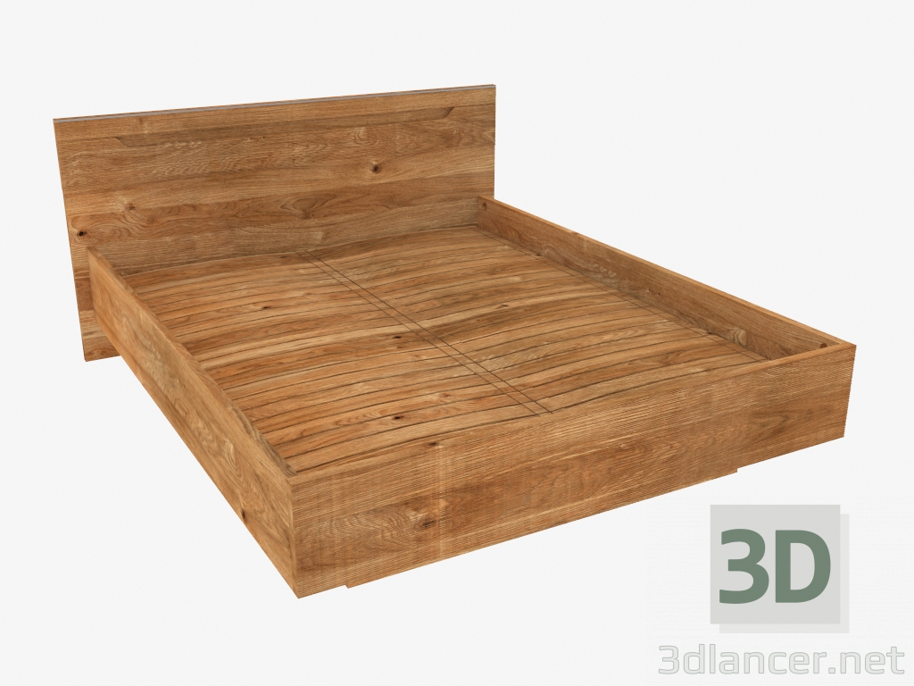 3d model Double bed (SE.1100.3 176x90x207cm) - preview