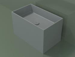 Lavabo da appoggio (01UN32101, Silver Grey C35, L 60, P 36, H 36 cm)