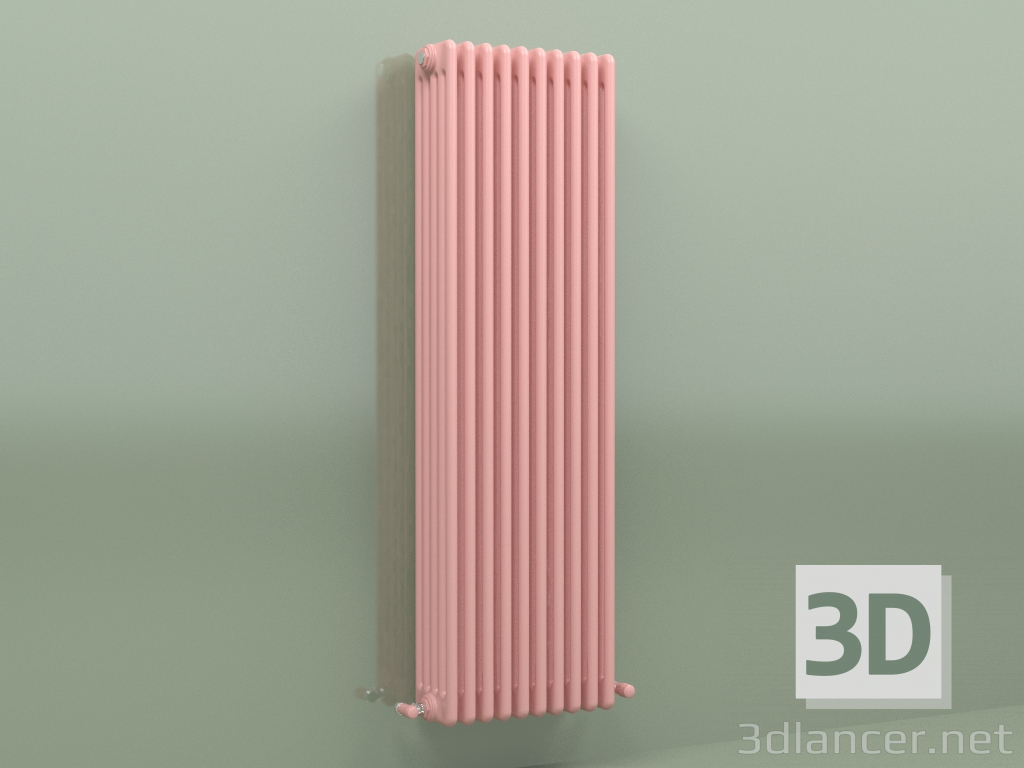 modello 3D Radiatore TESI 5 (H 1500 10EL, Rosa - RAL 3015) - anteprima