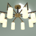 Modelo 3d Candelabro de teto Palio 70126-8 (preto) - preview