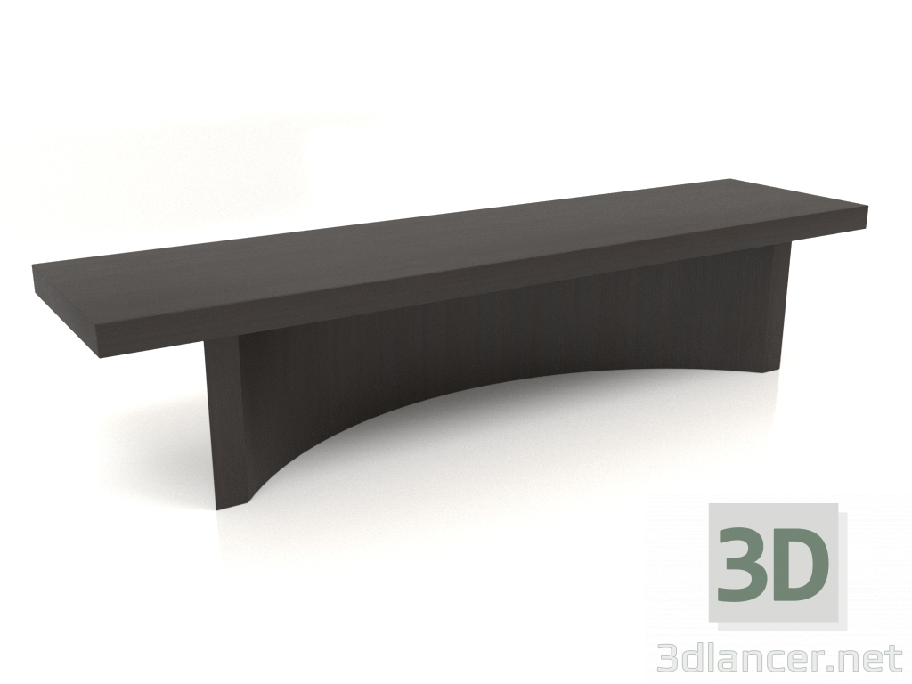 3D Modell Bank BK (1600x400x350, Holzbraun) - Vorschau