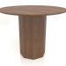 3d model Dining table DT 11 (D=1000х750, wood brown light) - preview