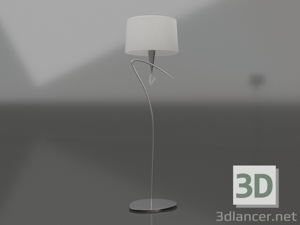 3D Modell Stehlampe (1652) - Vorschau