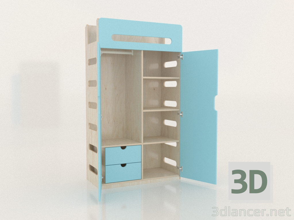 3d model Wardrobe open MOVE WC (WBMWC1) - preview