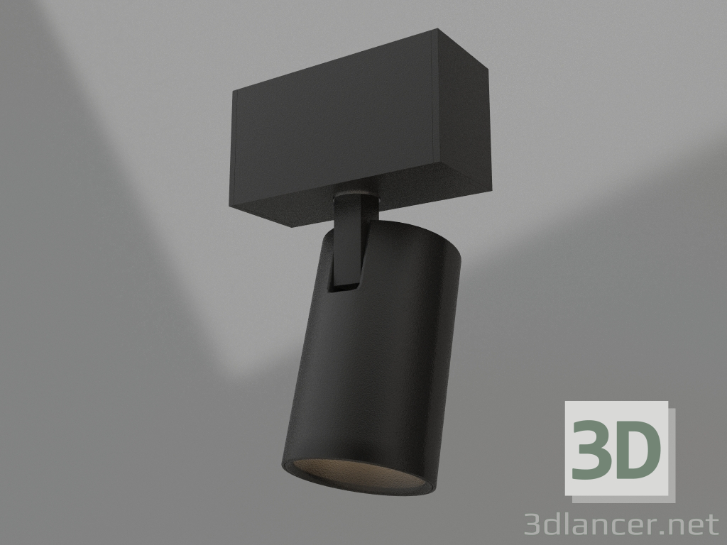 modèle 3D Lampe MAG-SPOT-45-R85-5W Day4000 (BK, 20 degrés, 24V) - preview