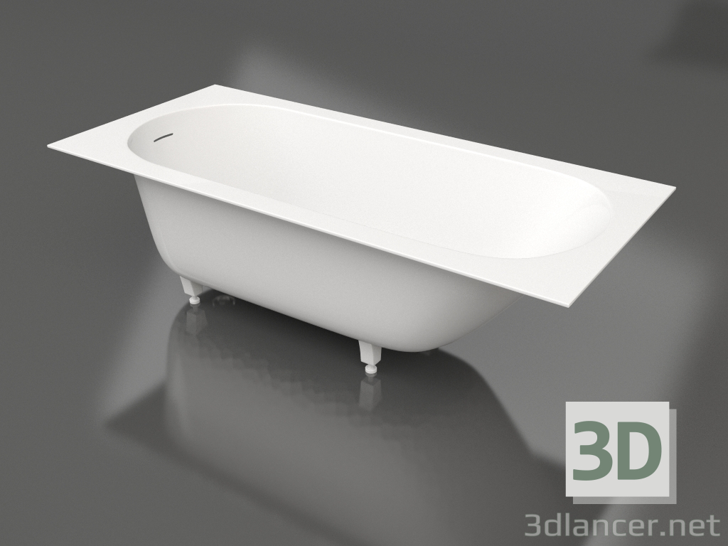 Modelo 3d Banheira ORNELLA KIT 180x80 - preview