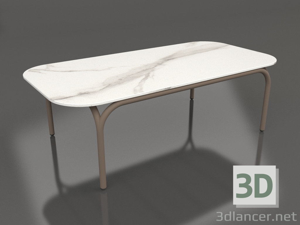 3d model Mesa de centro (Bronce, DEKTON Aura) - vista previa