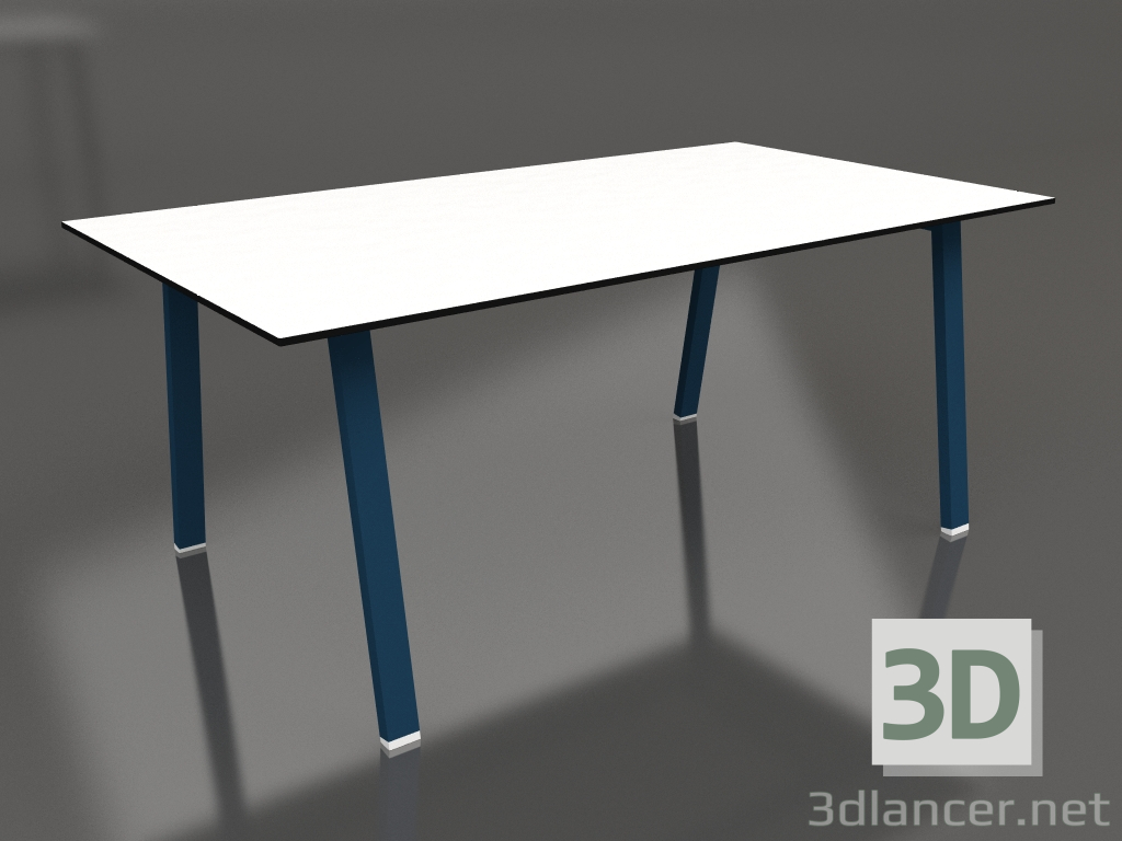 3D modeli Yemek masası 180 (Gri mavi, Fenolik) - önizleme