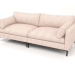 3d model 3-seater sofa Summer (Latte) - preview