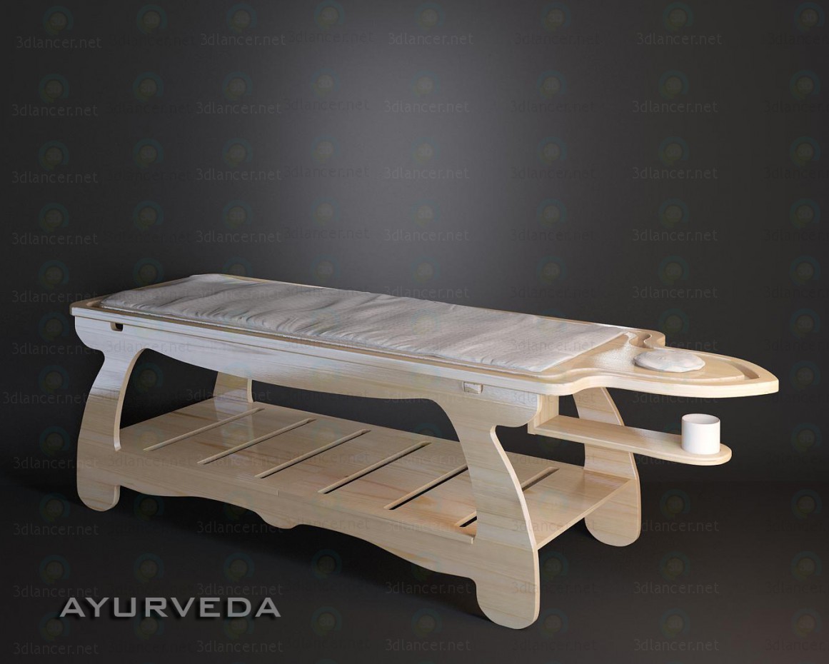 3d model ESAGONO - AYURVEDA - vista previa