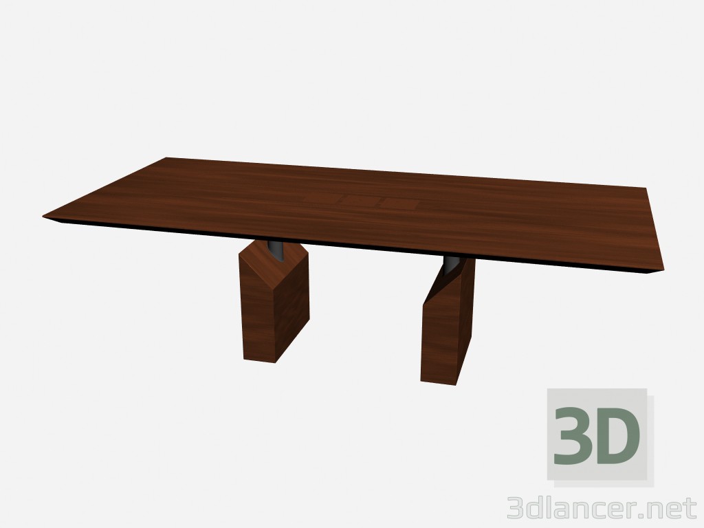 Modelo 3d Mesa retangular Accademia - preview