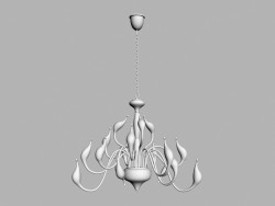 Lustre décoratif cigno blanc 8098-18a md