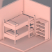 modèle 3D chambre - preview