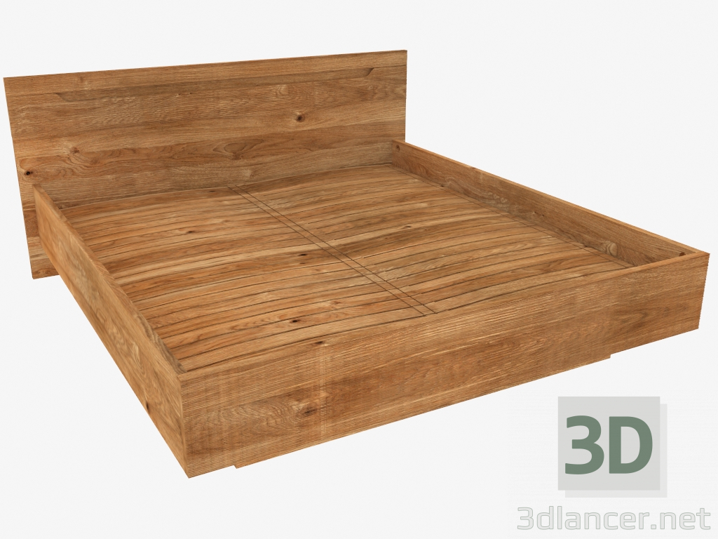 Modelo 3d Cama de casal (SE.1101.3 196x90x207cm) - preview