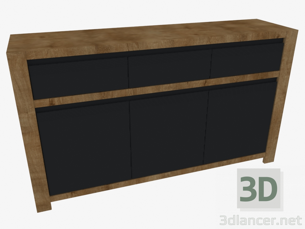 3d model Cofre 3D-3S (TIPO HAVK03) - vista previa