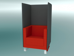 Fauteuil avec cloisons, sur consoles (VL1 VW)