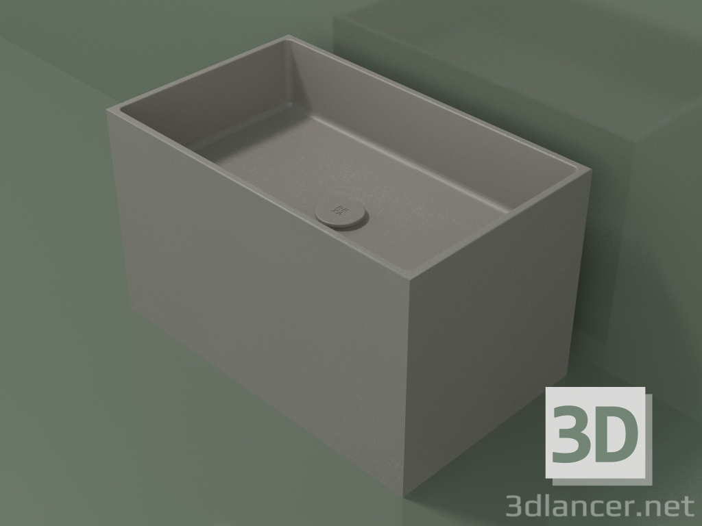 3d model Lavabo sobre encimera (01UN32101, Clay C37, L 60, P 36, H 36 cm) - vista previa