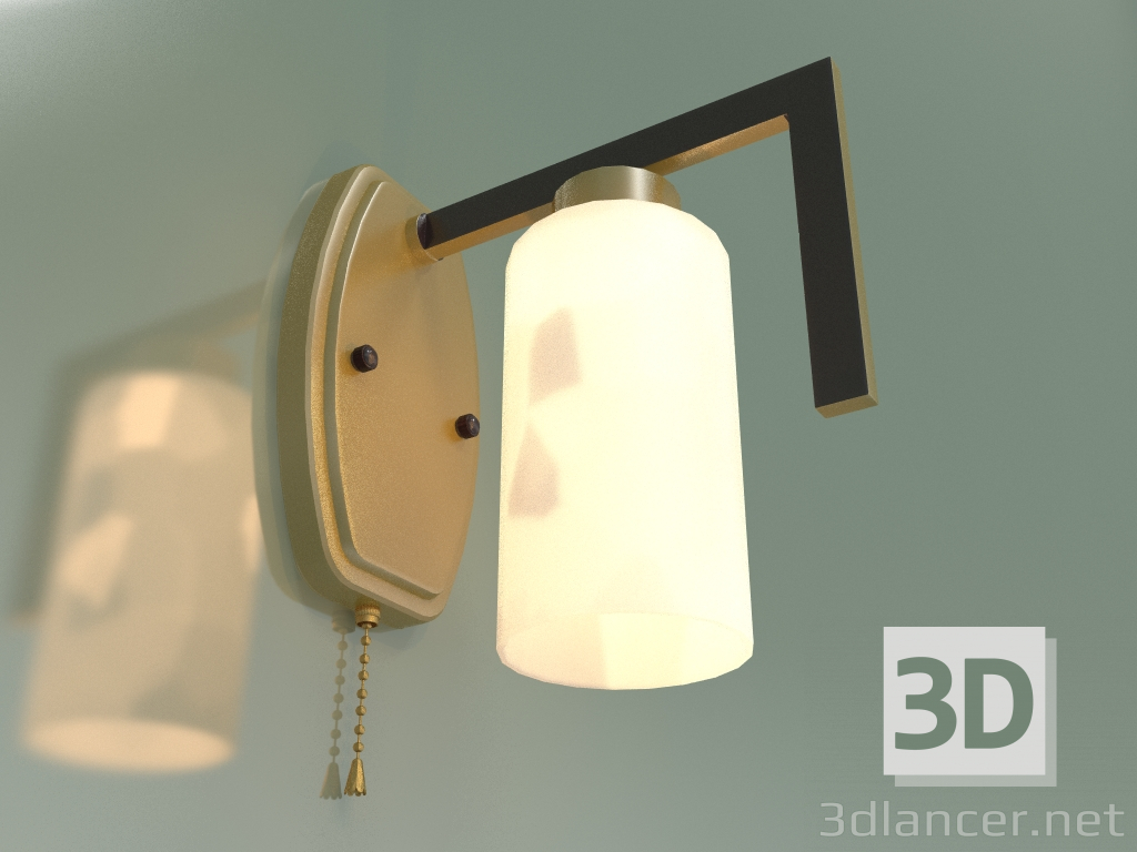 3d model Sconce Palio 70126-1 (black) - preview